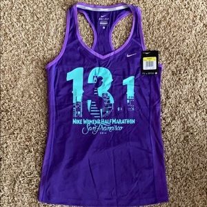 Nike San Francisco Women’s Half Marathon tank. NWT